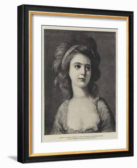 Portrait of Countess Potocka, in the Dresden Gallery-Angelica Kauffmann-Framed Giclee Print