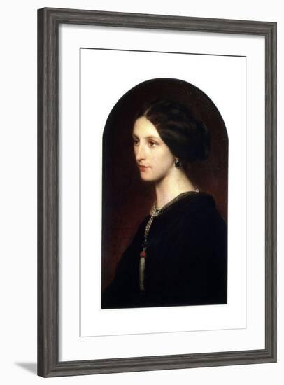 Portrait of Countess Sophie Shuvaloff, 1853-Paul Delaroche-Framed Giclee Print