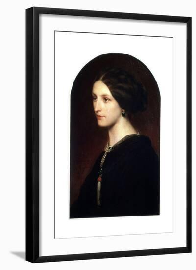 Portrait of Countess Sophie Shuvaloff, 1853-Paul Delaroche-Framed Giclee Print