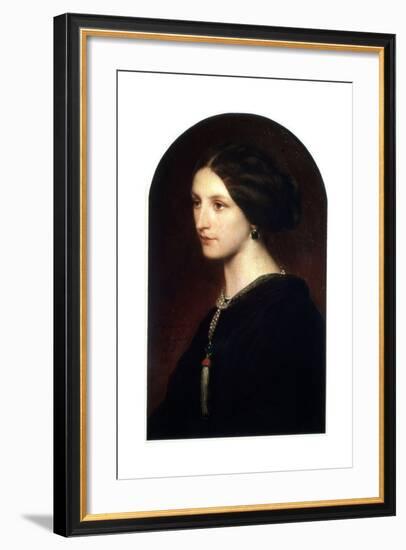 Portrait of Countess Sophie Shuvaloff, 1853-Paul Delaroche-Framed Giclee Print