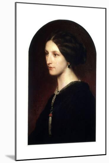 Portrait of Countess Sophie Shuvaloff, 1853-Paul Delaroche-Mounted Giclee Print