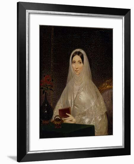 Portrait of Countess Tatyana Golitsyna (Potemkin), 1840s-Timofei Andreyevich Neff-Framed Giclee Print