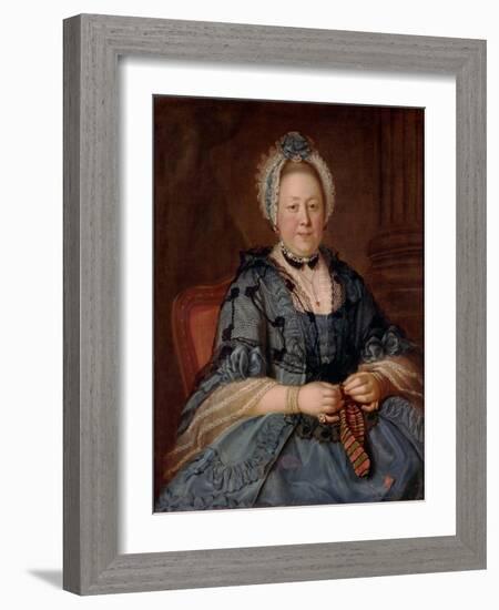 Portrait of Countess Tolstaya, Née Lopukhina, 1768-Ivan Petrovich Argunov-Framed Giclee Print