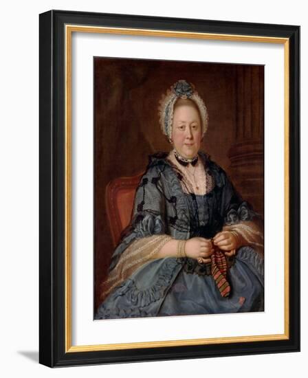 Portrait of Countess Tolstaya, Née Lopukhina, 1768-Ivan Petrovich Argunov-Framed Giclee Print