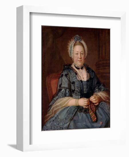 Portrait of Countess Tolstaya, Née Lopukhina, 1768-Ivan Petrovich Argunov-Framed Giclee Print