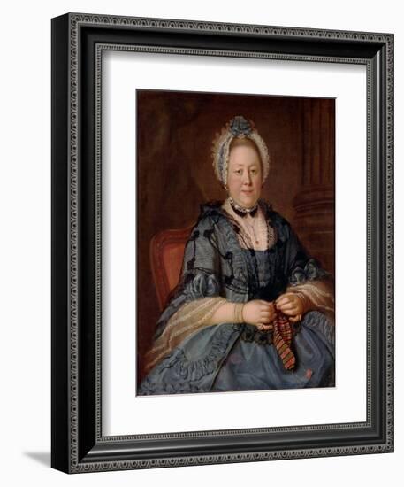 Portrait of Countess Tolstaya, Née Lopukhina, 1768-Ivan Petrovich Argunov-Framed Giclee Print