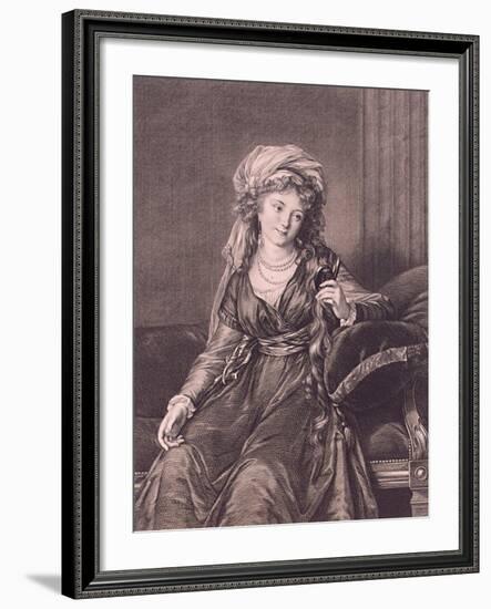 Portrait of Countess Yekaterina Skavronskaya, Née Von Engelhardt (1761-182), 1791-Guglielmo Morghen-Framed Giclee Print