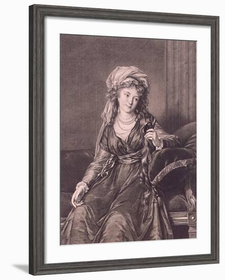 Portrait of Countess Yekaterina Skavronskaya, Née Von Engelhardt (1761-182), 1791-Guglielmo Morghen-Framed Giclee Print