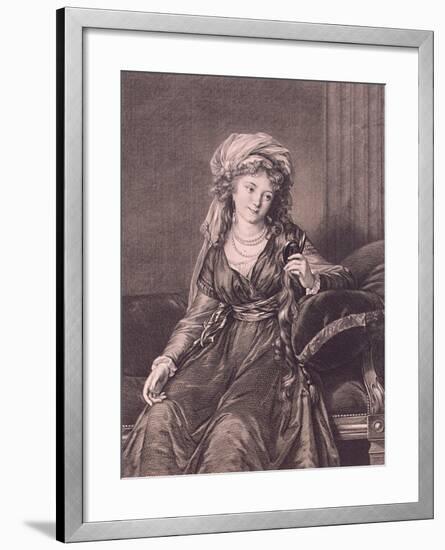 Portrait of Countess Yekaterina Skavronskaya, Née Von Engelhardt (1761-182), 1791-Guglielmo Morghen-Framed Giclee Print