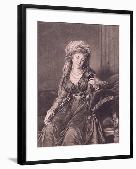 Portrait of Countess Yekaterina Skavronskaya, Née Von Engelhardt (1761-182), 1791-Guglielmo Morghen-Framed Giclee Print