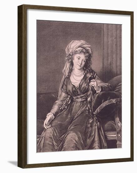 Portrait of Countess Yekaterina Skavronskaya, Née Von Engelhardt (1761-182), 1791-Guglielmo Morghen-Framed Giclee Print