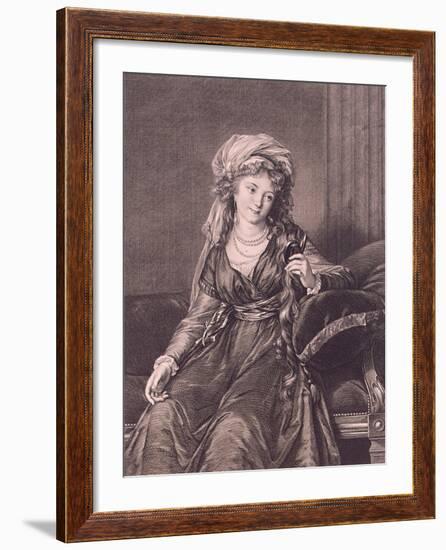 Portrait of Countess Yekaterina Skavronskaya, Née Von Engelhardt (1761-182), 1791-Guglielmo Morghen-Framed Giclee Print