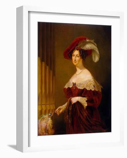 Portrait of Countess Yelizaveta Ksaweryevna Vorontsova (1792-188), 1832-George Hayter-Framed Giclee Print