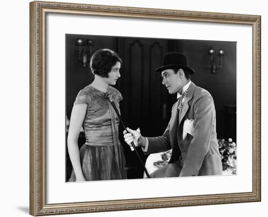 Portrait of Couple Interacting-null-Framed Photo