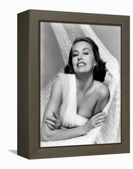 Portrait of Cyd Charisse-null-Framed Stretched Canvas