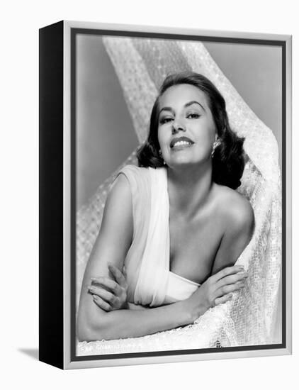 Portrait of Cyd Charisse-null-Framed Stretched Canvas