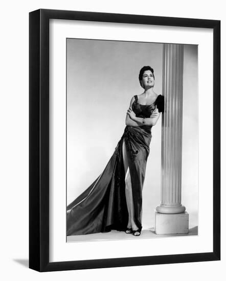 Portrait of Cyd Charisse-null-Framed Photo