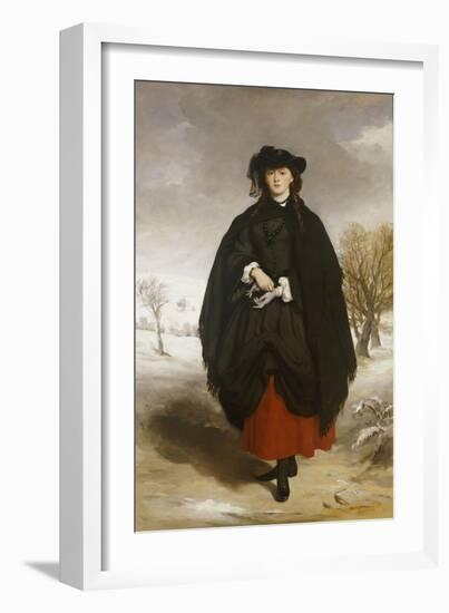 Portrait of Daisy Grant, the Artist's Daughter-Sir Francis Grant-Framed Premium Giclee Print