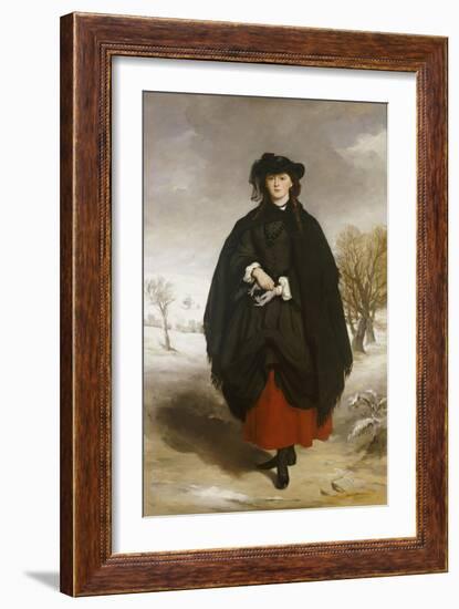 Portrait of Daisy Grant, the Artist's Daughter-Sir Francis Grant-Framed Giclee Print