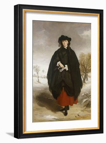 Portrait of Daisy Grant, the Artist's Daughter-Sir Francis Grant-Framed Giclee Print