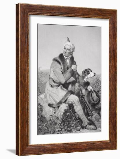 Portrait of Daniel Boone (1734-1820)-Alonzo Chappel-Framed Giclee Print