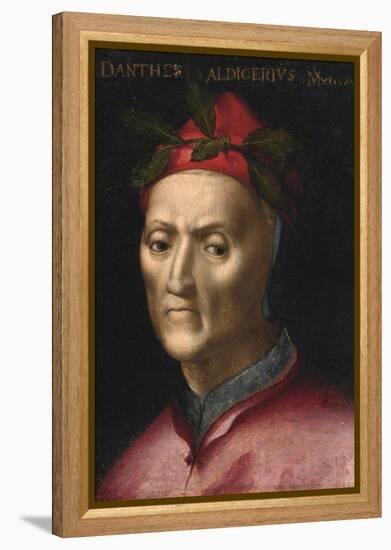 Portrait of Dante Alighieri (1265-1321) - Peinture Anonyme Du 16Eme Siecle - Collection Privee-Anonymous Anonymous-Framed Premier Image Canvas