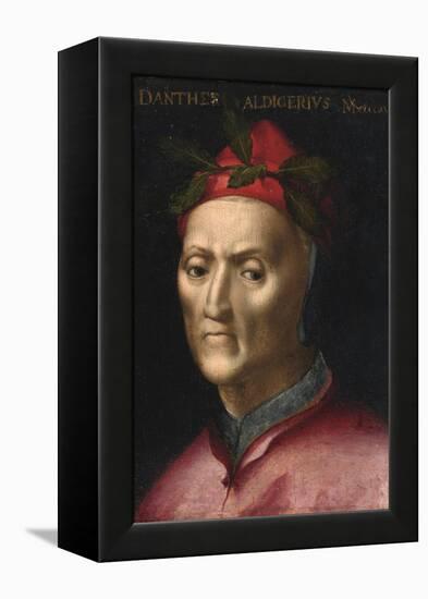 Portrait of Dante Alighieri (1265-1321) - Peinture Anonyme Du 16Eme Siecle - Collection Privee-Anonymous Anonymous-Framed Premier Image Canvas