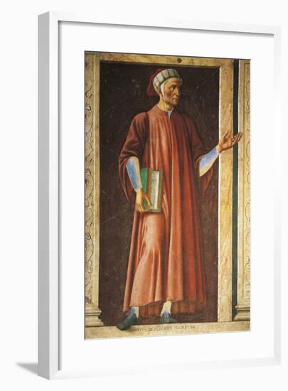 Portrait of Dante Alighieri-null-Framed Giclee Print