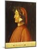 Portrait of Dante-Domenico Ghirlandaio-Mounted Giclee Print