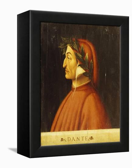 Portrait of Dante-Domenico Ghirlandaio-Framed Premier Image Canvas