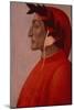 Portrait of Dante-Sandro Botticelli-Mounted Giclee Print