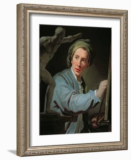 Portrait of David Allan (1744-96) 1774-Domenico Corvi-Framed Giclee Print