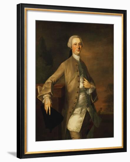 Portrait of David Garrick-Thomas Gainsborough-Framed Giclee Print