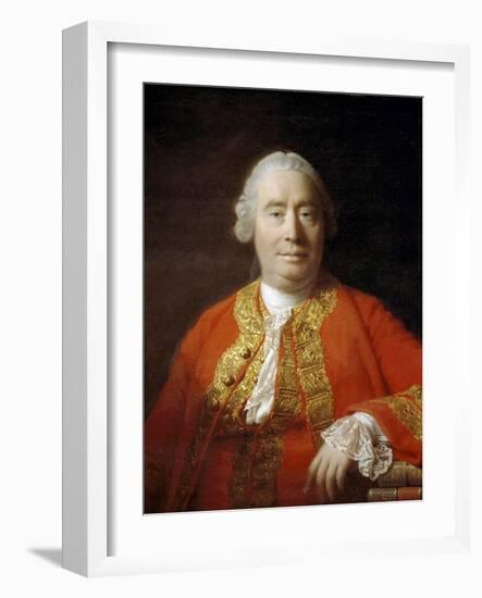 Portrait of David Hume (1711-1776) Par Ramsay, Allan (1713-1784), 1766 - Oil on Canvas, 76,2X63,5 --Allan Ramsay-Framed Giclee Print