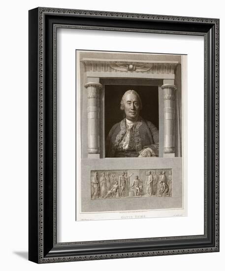 Portrait of David Hume-English-Framed Premium Giclee Print