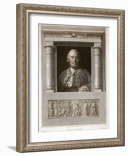 Portrait of David Hume-English-Framed Giclee Print