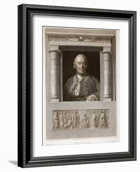 Portrait of David Hume-English-Framed Giclee Print