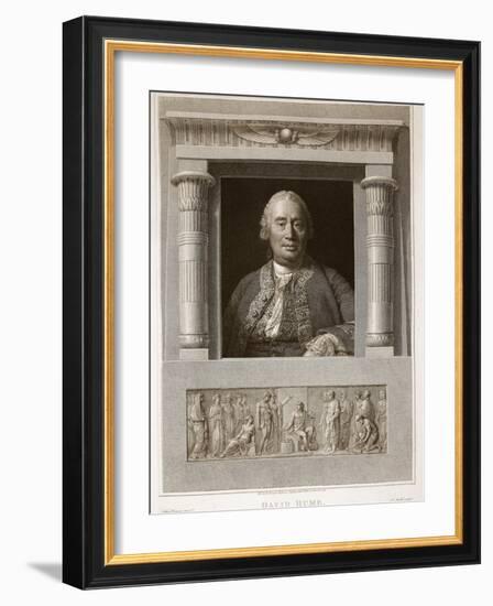 Portrait of David Hume-English-Framed Giclee Print