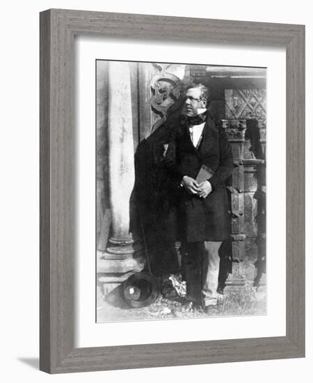 Portrait of David Roberts, R.A., Pub. 1844 (Calotype Photographic Print)-David Octavius Hill-Framed Giclee Print