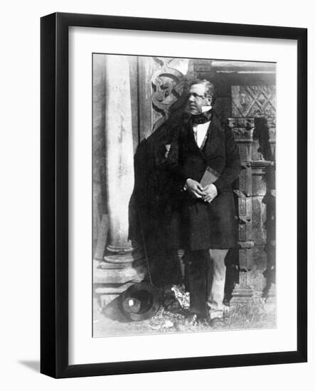 Portrait of David Roberts, R.A., Pub. 1844 (Calotype Photographic Print)-David Octavius Hill-Framed Giclee Print