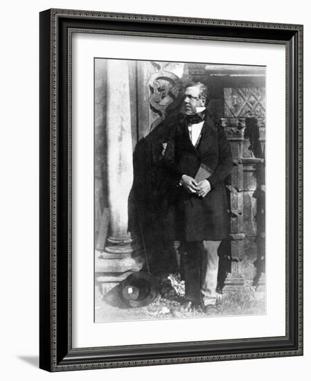 Portrait of David Roberts, R.A., Pub. 1844 (Calotype Photographic Print)-David Octavius Hill-Framed Giclee Print