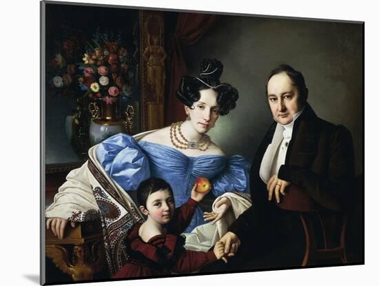 Portrait of De Bruker Family-Jozef Tominc-Mounted Giclee Print