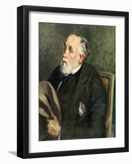 Portrait of Degas, circa 1903 (Oil on Canvas)-Jacques-emile Blanche-Framed Giclee Print