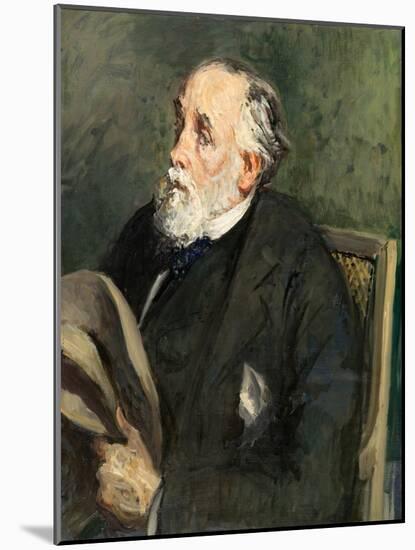 Portrait of Degas, circa 1903 (Oil on Canvas)-Jacques-emile Blanche-Mounted Giclee Print