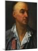 Portrait of Denis Diderot, Bust-Length, Wearing an Open, Lace-Collared, Shirt and Jacket-Jean-Baptiste Greuze-Mounted Giclee Print