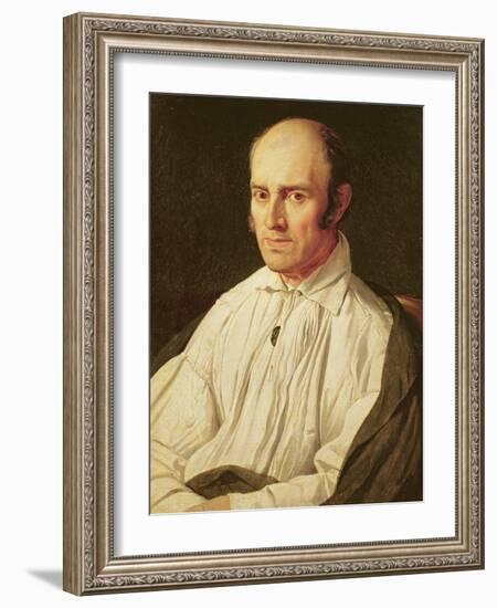 Portrait of Desmarets, C.1805-Jean-Auguste-Dominique Ingres-Framed Giclee Print