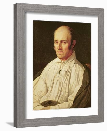 Portrait of Desmarets, C.1805-Jean-Auguste-Dominique Ingres-Framed Giclee Print