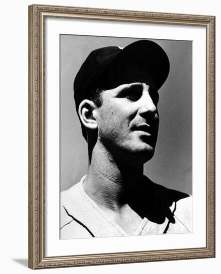 Portrait of Detroit Baseball Player Hank Greenberg-Arthur Griffin-Framed Premium Photographic Print