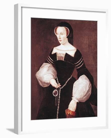 Portrait of Diane De Poitiers, Countess of Saint-Vallier-null-Framed Giclee Print