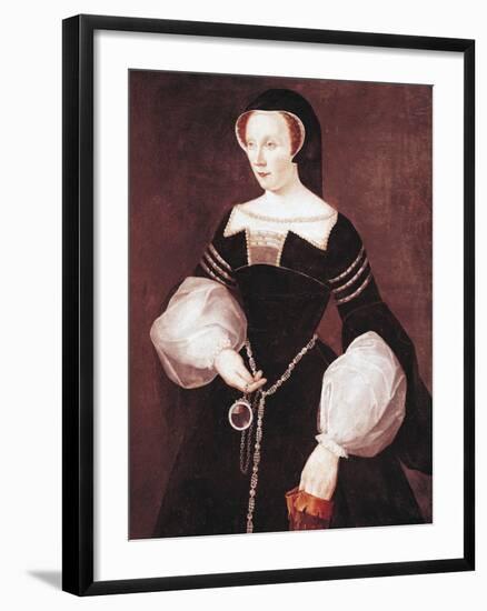 Portrait of Diane De Poitiers, Countess of Saint-Vallier-null-Framed Giclee Print